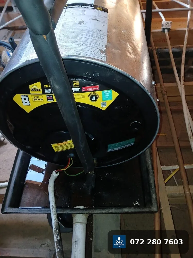 Geyser Repair & Installation job photo — 247 Plumbers GP